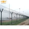 PVC รั้วเคลือบด้วย Barb Wire สำหรับสนามบิน